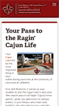 Mobile Screenshot of cajuncard.louisiana.edu