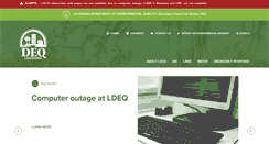 Desktop Screenshot of deq.louisiana.gov