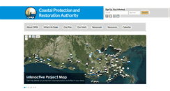 Desktop Screenshot of coastal.louisiana.gov
