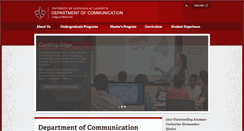 Desktop Screenshot of comm.louisiana.edu