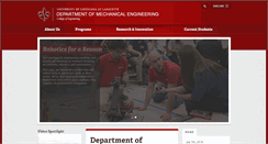 Desktop Screenshot of mche.louisiana.edu