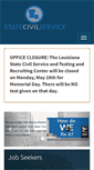 Mobile Screenshot of civilservice.louisiana.gov