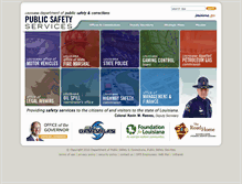 Tablet Screenshot of hws.dps.louisiana.gov