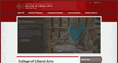 Desktop Screenshot of liberalarts.louisiana.edu