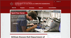 Desktop Screenshot of ee.louisiana.edu