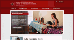 Desktop Screenshot of housing.louisiana.edu