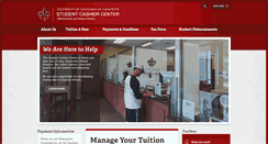 Desktop Screenshot of bursar.louisiana.edu