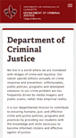 Mobile Screenshot of criminaljustice.louisiana.edu