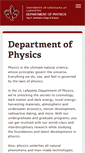 Mobile Screenshot of physics.louisiana.edu