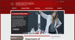 Desktop Screenshot of chemistry.louisiana.edu