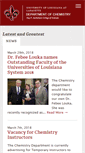 Mobile Screenshot of chemistry.louisiana.edu