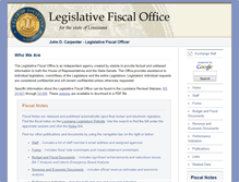 Tablet Screenshot of lfo.louisiana.gov