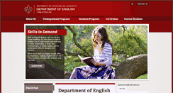 Desktop Screenshot of english.louisiana.edu