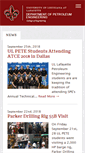 Mobile Screenshot of petroleum.louisiana.edu