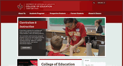 Desktop Screenshot of coe.louisiana.edu